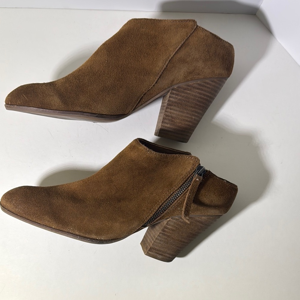 Brown Suede Ankle Boots